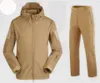Охотничьи куртки зимние мужские TAD Soft Shell флисовая термокуртка и брюки камуфляжная форма BDU военный армейский тактический тренировочный комплект