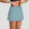 LU Yoga Gonna da tennis a pieghe Donna Abbigliamento da palestra Pantaloncini sportivi Donna Corsa Fitness Danza Yoga Intimo Beach Biker Golf Sci 93