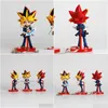 Figurines de jouets d'action classique pendentif bande dessinée porte-clés roi du jeu Yu Gi Oh Mutou Yugi Atum Figure modèle jouets livraison directe cadeaux Dhxcl