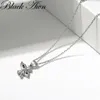 Pendentif Colliers Black Awn 2024 Classique Argent Couleur Bijoux Collier d'oiseau pour femmes Spine Femelle Cadeau K061