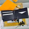 Hoge kwaliteit heren hete echt lederen heren portemonnee met doos luxe ontwerpers portemonnee heren portemonnee pure creditcardhouder Klassieke stijl L039 HDMBAGS2024