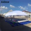 Partihandel 2024 Nydesignad elektrisk transparent bubbla Uppblåsbar poolskydd för vattensporter