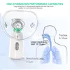 2024 새로운 휴대용 핸드 헬드 분무기 초음파 원자가 어린이 및 성인을위한 무음 흡입물 교체 액세서리 마스크