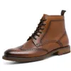 Botas masculinas de inverno com pele, feitas à mão, clássicas, estilo britânico, couro genuíno, calçado plano, tamanho 46