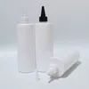 Garrafas de armazenamento 20pcs 350ml plástico branco vazio com tampa superior de torção recipientes de embalagem de sabão líquido recipiente de espremedor de cola