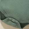 Kleidungssets Lioraitiin 0-18 Monate Newbofn Baby Junge Mädchen Gerippte Lange Hosen Set Langarm Regenbogen Strampler Elastische Taille Schnürhose