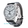 Montre-bracelet de luxe Pateksphilipes Complications 5270G Montres pour hommes Automatique Or blanc 18 carats, Cadran argenté 41 mm Montre mécanique FUN A2D4