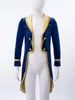 Kids Jongens Prins Slipjas Vintage Koninklijk Hof Halloween Cosplay Dress Up Themafeest Kostuum Lange Mouwen Tuxedo Jacket 240122