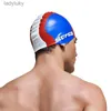 水泳キャップ夏の防水シリコーン保護耳長い髪のウォータースポーツ水泳プール帽子水泳キャップ無料サイズ