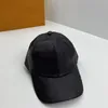 Berretto da baseball in pelle cappello firmato per uomo marrone casquette lettera fiore casual classico semplice parasole cappelli di lusso designer donna di alta qualità hj026