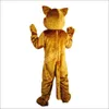 Discount Factory Costume da mascotte gatto marrone cartone animato vestito operato compleanno festa di compleanno vestito di Natale carnevale unisex per adulti