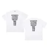 Dropshipping Vetements Tshirts Oversize Colored Letter Printing Short Sleeve VTM Original 1 Package T-Shirt Men Women B8