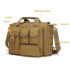 Militär ryggsäck Taktisk messenger axelväska män bärbara handväskor portfölj utomhus multifunktion klättring resväska 240118