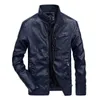 Men's Jackets 2023 New Autumn/Winter Short Fit Coat Motorcycle Leather Stand up Collar Motorcycle Suit Men's Wear J240125