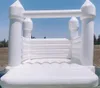 Hurtownia stylowa biała skoczek nadmuchiwany ślubny ślubny zamek Bounce House z powietrzem dmuchawy 4,5 x 4,5 m (15 x 15 stóp) Wszystkie PVC do wynajmu komercyjnego