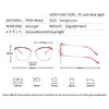 Sunglasses Swanwick Anti Blue Light Glasses Cat Eye TR90 Square Frame Women Fashion Metal Black Leopard Clear Lens High Quality