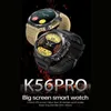 Умные часы K56Pro Смарт-часы Фитнес-трекер Bluetooth-вызов Фитнес-трекер Монитор здоровья Пользовательский циферблат 400 мАч Военные умные часы YQ240125