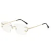 Luksusowy 0920 Y2K Designer okulary przeciwsłoneczne Carter Diamond Eyewear Outdoor Cool Decoraiton Vintage Mens Shades Lentes de sol mujer lunette piccadilly nieregularny