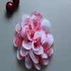 Hair Accessories 45pcs/Lot Wholesale Kids Girl 3.94" Gauze Flowers Without Clips For Crochet Headband 18 Colors Choose Free