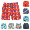 Shorts de plage pour hommes, pantalons de plage pour enfants, tortue, séchage rapide, extensible dans 4 directions, marque de surf, maillot de bain, troncs 8-14