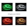 LED Neon Sign B122 MOTORCYCLE SERVICE Ölbar publjus leveranslampor Belysning Holiday DHOFQ