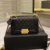 A 7A Venta al por mayor Diseñador Mujeres Clásico Mini Bolsos de moda Acolchado Cadena Solapa Diamante Piel de becerro Caviar Cuero genuino Bolsos de hombro Crossbody B