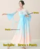 Stage Wear Danse classique Performance professionnelle Pratique Vêtements Femme National Yangko Élégant Costume chinois ancien