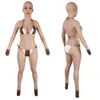 Costume Accessories Artificial Boobs Crossdresser Transgender Full Silicone Fake Breast Bodysuit with Head False Pussy Men Costume Dress E Cup