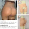 Costume Accessories High Waist Silicone 1.2cm Big Buttocks Enhancing Pants Booty Lifting Shapewear African Woman's Curvier Figure Shaper Outfits