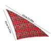Dog Apparel Pet Drool Towel Triangle Cotton Grooming Scarf Neckerchief Supplies Washable Bow Ties Collar 1pcs