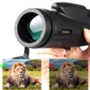 Telescopes 50x60 Optical Spyglass Monocle for Tourism Sniper Hunting Rifle Spotting Scope Powerful Telescopes Night Vision Zoom Monocular YQ240124