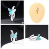 Navelklockknapp ringer ZS 1PC 14G Monster Shape Belly Button Clicker Rostfritt stål Hängad Curved Belly Bar Crystal Navel Ring Minimalist Belly Huggie YQ240125