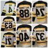 Reverse Retro Hockey 37 Patrice Bergeron Jersey 63 Brad Marchand 88 David Pastrnak 73 Charlie Mcavoy 40 Tuukka Rask 74 Jake Debrusk 71 69