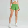 Lu Summer Track That 2,5-tums Hoty Hot Shorts Loose Breattable Quick Torking Sports Women's Yoga Pants kjol Mångsidig SIDA SIDA PÅGA 37