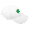 Baretten Shamrock Borduur Baseball Cap Ierse St Patrick's Day Hoed Katoen Dames Heren