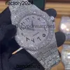 AP Watch Diamond Moissanite Buzlu Out Test Hareketi Menhs Out Mekanik Tasarımcı Yüksek Kaliteli Montre T8 CY