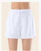 Lu Yoga Short Women Sports Cross Cross LU Tapne z kieszeniami Running Fitness Elastyczna gimnastyka trening bielizny Krótkie legginsy DK200