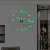 Wanduhren Neue Leuchtende DIY Uhr Hause Einfachheit Stille Mode Wanduhr Wohnzimmer Kreative Wandaufkleber Schlafzimmer Wanduhr