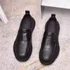 Chaussures habillées confortable décontracté vie quotidienne en cuir pour hommes homme vache slip-ons confortable chaussure d'affaires m3528