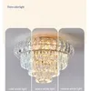 Plafonniers en cristal modernes maison intérieure chambre lustres de plafond luminaire américain lampes suspendues couloir allée Lustre brillant luxe Luminarias