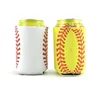 500st Sports Ball Can Cooler Summer Leopard Neoprene Bottle Cooler Wholesale Can täcka ölhållare SN1078