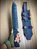 Ny high end Strong M31 Survival Tactical Knife Z-Wear Titanium Coating Tanto Blad Black Full Tang G10 Handle Fixed Blade Straight Knives With Leather Kydex