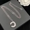 Silver Chain Necklaces Classic Fashion Neckalce Woman Couple Chains Brass Necklace Seiko Jewelry Supply