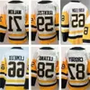 65 Erik Karlsson Hockey Jerseys 2024 Sidney Crosby Jersey 58 Kris Letang 59 Jake Guentzel 66 Lemieux Evgeni Malkin Black White Men Stitched 76