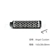 AC Angel 14mm Reverse Teeth Honeycomb Mesh Metal Silencer AngelCustom Sima Spännande Universal