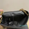 Designer -Sac de shopping luxueux femmes en cuir noir grande capacité chaîne sac à bandoulière messager sacs à main de luxe portefeuilles portefeuilles tot