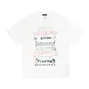 Mäns T-shirt Europa Frankrike Luxury Alphabet Graphic Printed Logo Fashion Men's Short Sleeve T-Shirt Women's Clothes Casual Cotton T-Shirt SS