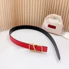 Men women designers belts classic fashion business casual belt wholesale mens womens genuine leather reversible smooth buckle belt width 3.4cm with box