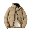 Nouvelle norme nationale d'inspection de qualité veste en duvet de canard blanc pour hommes hiver chaleur confort minimaliste mode col montant veste de couple