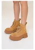 Klänningskor Kvinnor Flat Desert Boots Designer Högkvalitativ vit hjort Suede Cowhide Top